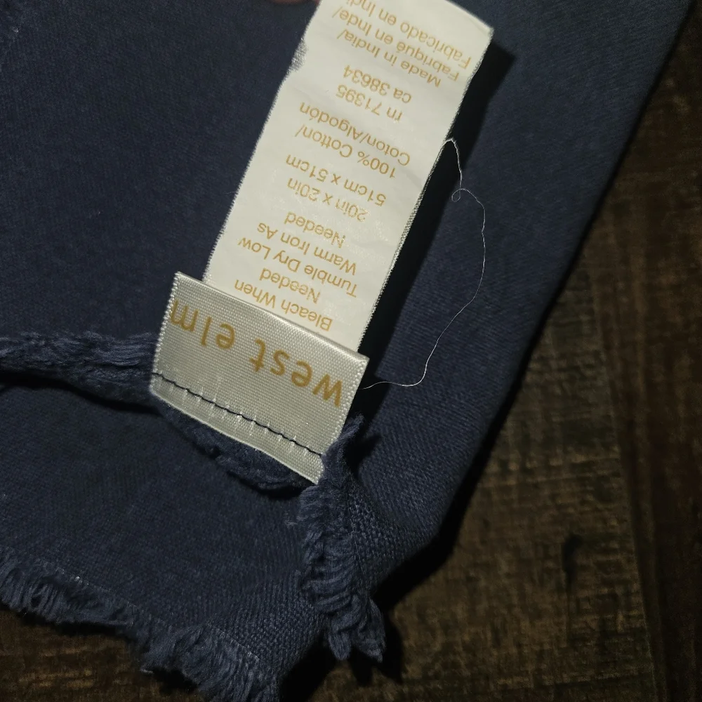 West Elm Napkins Set Of 5